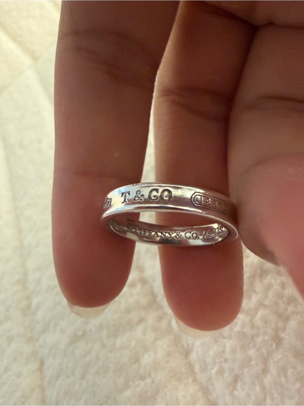 Tiffany & Co. 1837 Sterling Silver Ring